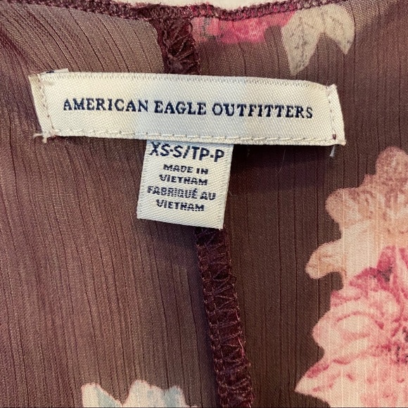 American Eagle Floral Kimono - Picture 3 of 3